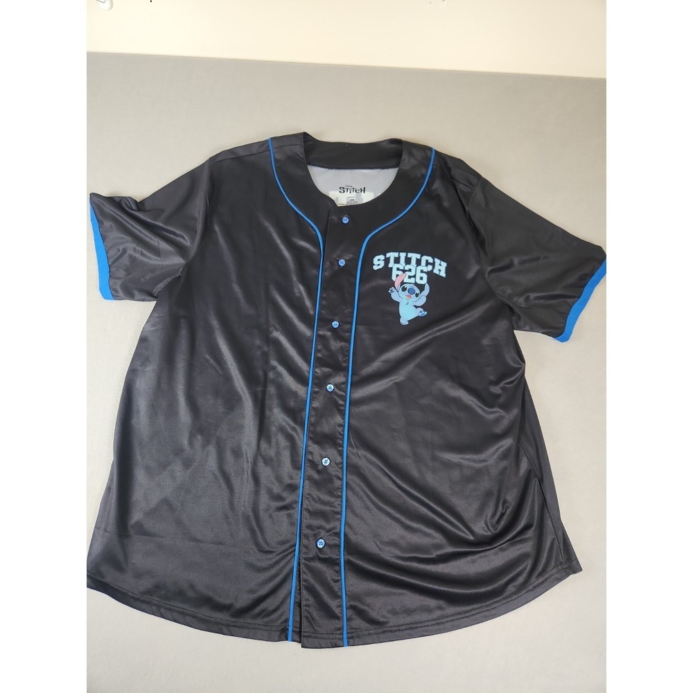Disney Stitch Size 3xl Blue 626 Baseball Spirit Jersey